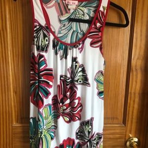 Sleeveless dressy tank